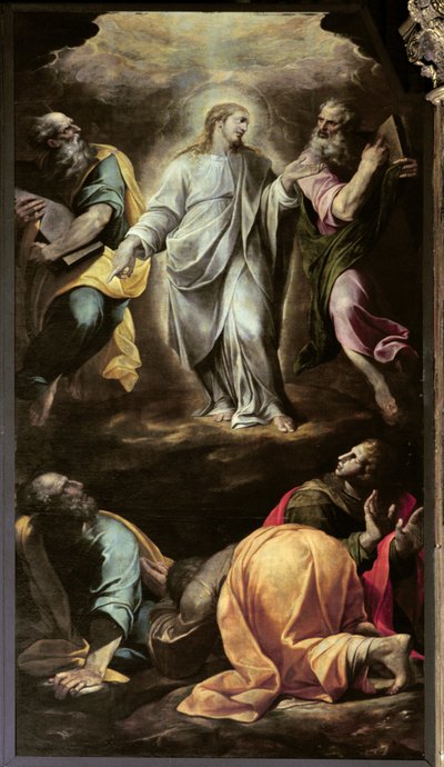 The Transfiguration of Christ from the organ, completed 1559-1602 by Italian School